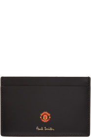 Paul Smith - Black Manchester United Edition Vintage Rosette Card Holder