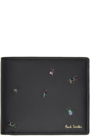 Paul Smith - Black Bifold Insect Wallet