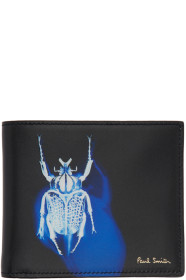 Paul Smith - 黑色 Beetle 双折钱包