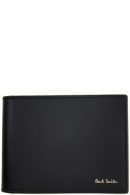 Paul Smith - Black Signature Stripe Interior Bill Clip Wallet