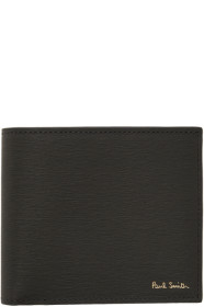 Paul Smith - Grey Leather Billfold Wallet