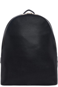 Paul Smith - ブラック レザー バックパック
