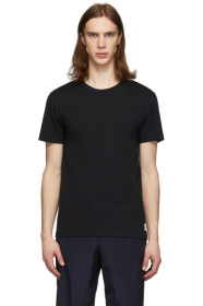 Paul Smith - ブラック コントラスト ステッチ T シャツ