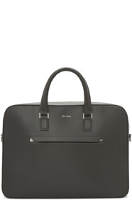 Paul Smith - 灰色 Folio 皮革公文包
