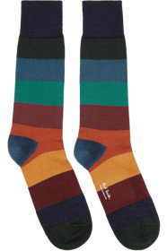 Paul Smith - Multicolor Ian Stripe Socks