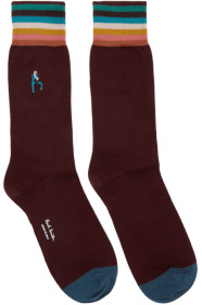 Paul Smith - Burgundy Bespoke Socks