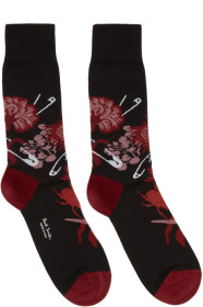 Paul Smith - Black Mario Beetle Socks