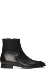 Paul Smith - Bottes à glissières noires Reeves