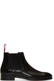 Paul Smith - Bottes chelsea noires Crown