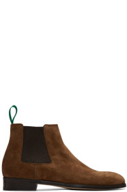 Paul Smith - Bottes chelsea brunes Crown