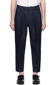 Giorgio Armani - Pantalon indigo Classic