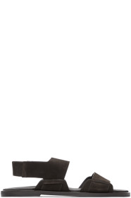 Giorgio Armani - Brown Suede Sandal