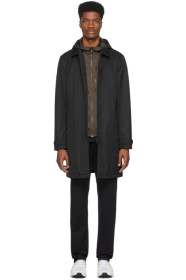Z Zegna - Navy Hooded Parka Coat