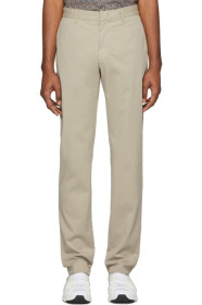 Z Zegna - Beige Slim Fit Trousers