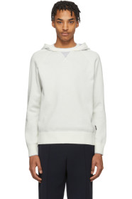 Z Zegna - White Knit Pullover Hoodie