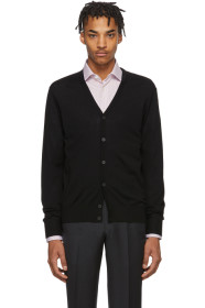 Z Zegna - 黑色针织开衫