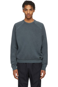 Z Zegna - Black Garment Dyed Sweatshirt