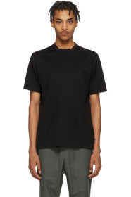 Z Zegna - Black Square Neck T-Shirt