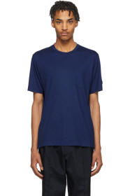 Z Zegna - 蓝色 TechMerino T 恤