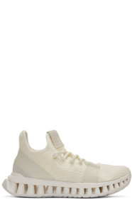 Z Zegna - White TechMerino A-Maze Sneakers