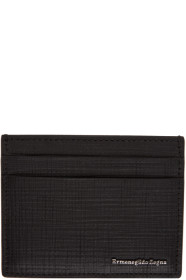 Ermenegildo Zegna - Black Inserire A Mano Card Holder