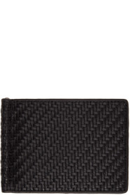 Ermenegildo Zegna - Black Pelletessuta Money Clip Wallet