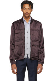 Ermenegildo Zegna - Blouson aviateur mauve 'XXX'