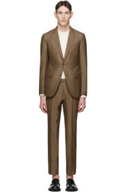 Ermenegildo Zegna - Brown Silk Milano Suit