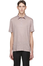 Ermenegildo Zegna - Pink Linen Polo