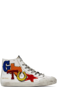 Golden Goose - ホワイト Texas パッチ Francy スニーカー