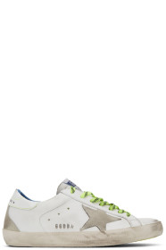Golden Goose - Baskets blanches Fluorescent Superstar