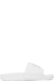 Giuseppe Zanotti - White Leather Brett Sandals