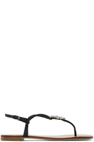Giuseppe Zanotti - Black Nappa Rock Sandals