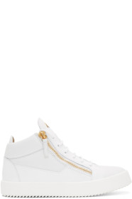 Giuseppe Zanotti - White Kriss High-Top Sneakers