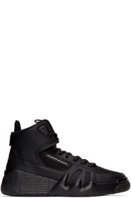 Giuseppe Zanotti - Baskets montantes noires Jupiter Talon