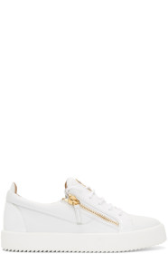Giuseppe Zanotti - White Frankie Sneakers