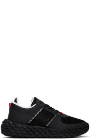 Giuseppe Zanotti - Black Mesh Urchin Sneakers