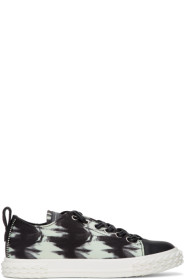 Giuseppe Zanotti - Black & Off-White Blabber Sneakers