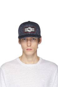 Etro - Casquette bleu marine Neutra