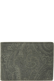 Etro - Portefeuille à motif cachemire noir