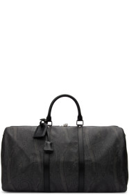 Etro - Sac à motif cachemire noir Travel