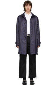 Etro - Manteau à motif cachemire bleu marine BenEtroEssere
