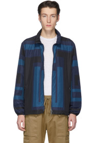 Etro - Blouson noir et bleu Neutra Sportswear