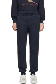 Etro - Pantalon de survêtement bleu marine Neutra