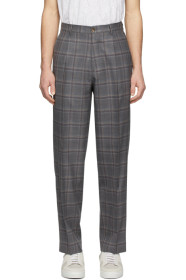 Etro - Pantalon en laine gris Easy Fit