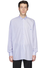 Etro - Chemise bleue et blanche Piece Stripe