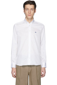 Etro - Chemise à col boutonné blanche