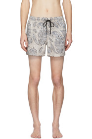 Etro - Maillot de bain à motif cachemire beige