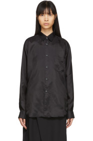 Comme des Garçons Shirt - Black Cupro Taffeta Forever Shirt