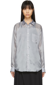 Comme des Garçons Shirt - Grey Cupro Taffeta Forever Shirt